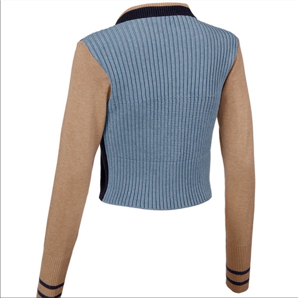 Cabi “School/Letterman” Cardigan. Multi Color, size small. - Picture 5 of 11